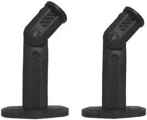 VideoSecu Universal Pair of Black Speaker Mount Bracket for Home Theater Satellite Studio on Wall and Ceiling 1YP