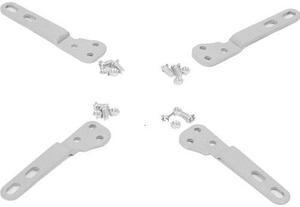 VideoSecu Extender Adapter Plate for LCD TV Wall Mount Bracket, Mount Accessory convert VESA 100/75 to VESA 200/200x100 1VC
