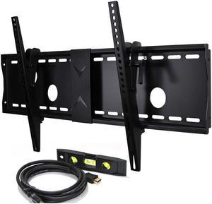 VideoSecu Tilt TV Wall Mount Heavy Duty Bracket for most 37 39 40 42 43 46 47 48 50 52 55 60 65 70 inch LCD LED Plasma UHD Flat Panel Screen Displays 3D HDTV with VESA up to 700x400mm 3kr