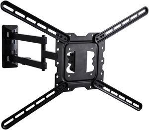 VideoSecu Tilt Swivel TV Wall Mount Articulating Full Motion Bracket for most 26-50" LED LCD Plasma 3D HDTV UHD Flat Panel with Max VESA 600x400, Loading 66lbs, Cable Management bd5
