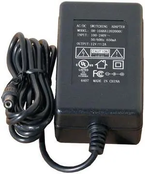 VideoSecu 12V DC 2A 2000mA 100V - 240V AC Regulated Power Supply Adapter for CCTV Security Camera Home Surveillance System 1LC