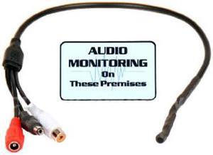 VideoSecu High Sensitive Preamp Mini Microphone for Security Audio Sound Monitoring Recording Surveillance WD4