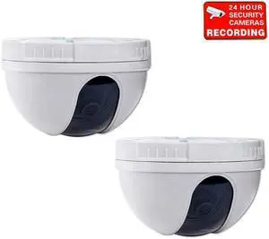 VideoSecu 2 Pack Dome Indoor CCD Security Camera 420TVL 3.6mm Wide Angle Lens for CCTV Home DVR Surveillance System ae0