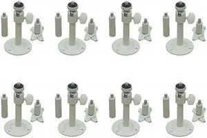 VideoSecu 8x Universal 2" - 6" Tilt Adjustable Metal Wall Ceiling Video Camera Mount Bracket for CCTV Surveillance Security Camera WN8