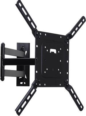 VideoSecu Articulating Tilt Swivel TV Monitor Wall Mount for most Samsung 32-50" LCD LED Flat Panel Screens with 4 VESA adapters - Long Extension 20"/ Low Profile 1.9"/ Level Adjustment CB6