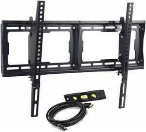 VideoSecu One Touch Tilt TV Wall Mount Bracket for most Samsung 32  75 LED LCD HDTV Flat Panel Screens with VESA 600x400 400x400 300x300mm  Cable Management Free 10ft HDMI Cable BG3