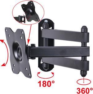 VideoSecu Full Motion Swivel Tilt Articulating TV Monitor Wall Mount for Samsung 15 19 22 24 28 29 inch LCD LED with VESA 10075 BHP