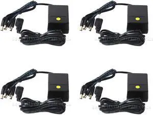 VideoSecu 4x 4 Channel 2000mA AC 100V-240V to DC 12V Power Supply for CCTV Security Camera DVR System Surveillance B0R