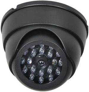 VideoSecu CCTV Dummy Dome Surveillance Camera Fake Infrared IR LED Home Security Camera with Blinking Flashing Light Indoor Imitation Simulated BZS