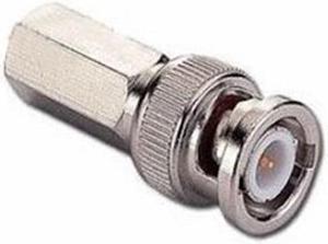 VideoSecu 10x RG6 Coaxial Cable Twist-on BNC Male Connectors Adapters for RG6 18/2 Siamese CCTV Security Surveillance Video Cable 1L3