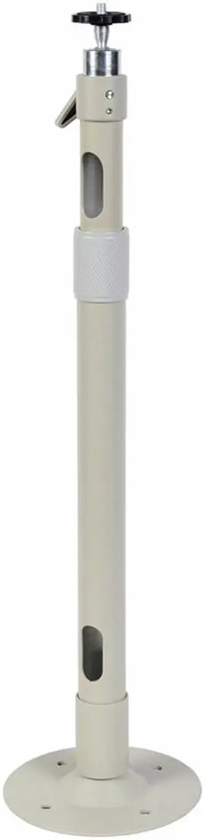 VideoSecu Heavy Duty Aluminum Long Drop Ceiling Wall Mount Length Adjustable Stand for Surveillance Security Camera WUJ