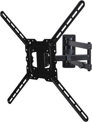 VideoSecu Tilt Swivel TV Wall Mount Articulating for most 26-50" LED LCD Plasma 3D HDTV UHD Flat Panel Screen Full Motion Bracket with Max VESA 600x400mm, Tilt 15° Extend 24" BD5