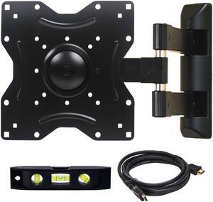 VideoSecu Full Motion Tilt Swivel TV Wall Mount for LG Most 24-39" LCD LED Some LED up to 43" 32LH550B 32LJ550M 43UJ6200 43LH5000 43LJ550M 43UJ6300 Flat Panel Screen UHD HDTV Articulating Bracket 1GA