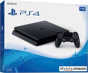Mytrix Playstation 4 Slim 1TB SSD Console with DualShock 4 Wireless Controller Bundle, Playstation Enhanced with 1TB Solid State Drive