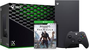 2021 Xbox Game and Accessory Bundle - 1TB SSD Black Xbox Console and Wireless Controller with Assassin's Creed Valhalla and Mytrix HDMI 2.1 Cable for Xbox