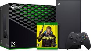 2021 Xbox Game and Accessory Bundle - 1TB SSD Black Xbox Console and Wireless Controller with Cyberpunk 2077 and Mytrix HDMI 2.1 Cable for Xbox