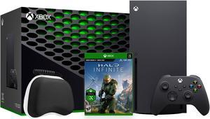 2020 Newest X Gaming Console Bundle - 1TB SSD Black Xbox Console and Wireless Controller with Halo Infinite and Xbox Controller Protective Hard Shell Case
