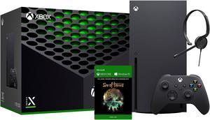 2020 Newest X Gaming Console Bundle - 1TB SSD Black Xbox Console and Wireless Controller with Sea of Thieves Full Game and Xbox Chat Headset