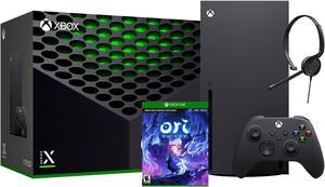 2020 Newest X Gaming Console Bundle  1TB SSD Black Xbox Console and Wireless Controller with Ori and the Will of the Wisps Full Game and Xbox Chat Headset