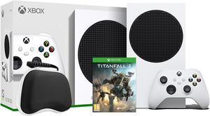 2020 New Xbox All Digital 512GB SSD Console - White Xbox Console and Wireless Controller with Titanfall 2 Full Game and Black Controller Protective Case
