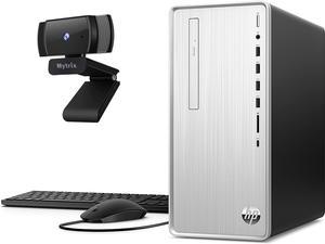 HP Pavilion Desktop PC, Intel Core I3-10100 4-Core Up to 4.3Ghz, 32GB DDR RAM, 1TB SSD+2TB SSD, USB-C, DVD, RJ-45 Ethernet , Wi-Fi, HDMI/VGA, Mytrix Webcam, Win 10 HP Pavilion Desktop PC, Intel Core I3-10100 4-Core Up to 4.3Ghz, 32GB DDR RAM, 1TB SSD+2TB SSD, USB-C, DVD, RJ-45 Ethernet , Wi-Fi, HDMI/VGA, Mytrix Webcam, Win 10
