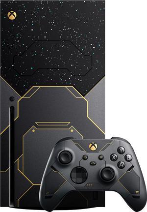 Microsoft Xbox Series X Halo Infinite Limited Edition Bundle Custom Skin Design with Halo Infinite and Assassins Creed Valhalla Full Games Holiday Gift Set