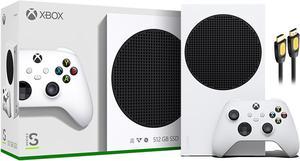 Microsoft Xbox Series S All Digital Gaming Console 512GB Solid State Drive White Xbox Console and Wireless Controller with Mytrix HDMI Cable