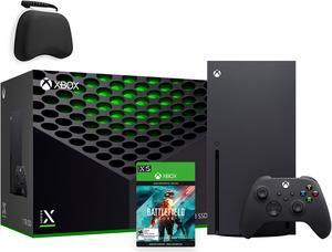 Latest Xbox Series X Gaming Console Bundle - 1TB SSD Black Xbox Console and Wireless Controller with Battlefield 2042 and Mytrix Controller Protective Case