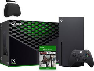Latest Xbox Series X Gaming Console Bundle - 1TB SSD Black Xbox Console and Wireless Controller with Tomb Raider Definitive Edition and Mytrix Controller Protective Case