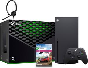Latest Xbox Series X Gaming Console Bundle  1TB SSD Black Xbox Console and Wireless Controller with Forza Horizon 5 and Mytrix Chat Headset
