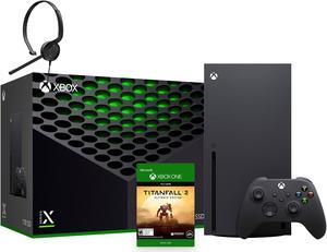 Latest Xbox Series X Gaming Console Bundle - 1TB SSD Black Xbox Console and Wireless Controller with Titanfall 2 and Mytrix Chat Headset