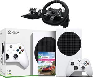 Xbox Series S All Digital 512GB SSD Gaming Console with Logitech G920 Racing Wheel Set  Forza Horizon 5