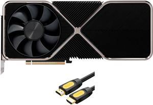 NVIDIA GeForce RTX 3090 Ti Graphics Card Founders Edition 24GB GDDR6X PCI Express 40 Antialiasing and anisotropic filtering w MT HDMI 20 Cable