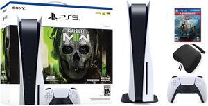 PlayStation 5 Disc Edition Call of Duty Modern Warfare II Bundle with God of War and Mytrix Controller Case