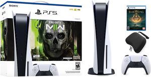 PlayStation 5 Disc Edition Call of Duty Modern Warfare II Bundle with Elden Ring and Mytrix Controller Case