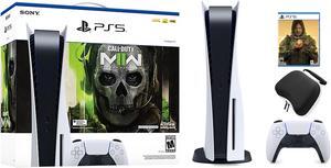 PlayStation 5 Disc Edition Call of Duty Modern Warfare II Bundle with Death Stranding and Mytrix Controller Case