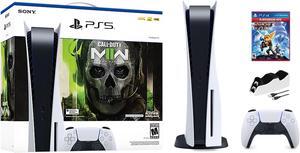PlayStation 5 Disc Edition Call of Duty Modern Warfare II Bundle with Ratchet & Clank and Mytrix Controller Charger