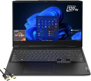 Lenovo Ideapad Gaming 3 Laptop, 15.6" FHD IPS 120Hz, AMD Ryzen 5 7535HS Up to 4.55GHz, GeForce RTX 2050, 16GB DDR5, 512GB NVMe SSD, Backlit KB, Webcam, Wi-Fi 6, RJ-45, Type-C, Mytrix HDMI, Win 11 Pro