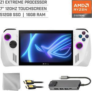 ASUS ROG Ally 512GB Gaming Handheld 7-inch Touchscreen 120Hz FHD 1080p AMD Ryzen Z1 Extreme Processor, Mytrix Hub, HDMI Cable, 3 Accessories: 4 in 1 Bundle