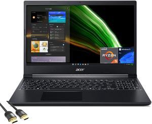 Acer Aspire 7 Laptop 156 FHD Display AMD Ryzen 5 5500UBeats i711370H GeForce GTX 1650 16GB RAM 1TB PCIe SSD Backlit KB Keypad WiFi 6E USBC RJ45 HDMI Mytrix HDMI Cable Win 11 Pro