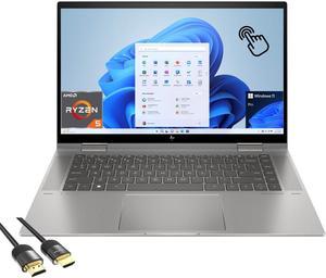 HP Envy x360 2-in-1 Touchscreen Laptop, 15.6" FHD IPS Micro-edge Display, AMD 6-Core Ryzen 5 7530U, 32GB RAM, 1TB PCle SSD, Backlit KB, WiFi 6E, USB-C, HDMI, Webcam, Mytrix HDMI Cable, Win 11 Pro