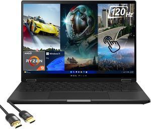 ASUS ROG Flow X13 Gaming Laptop 134 FHD 120Hz Touch Display AMD 8core Ryzen 9 7940HS 16GB DDR5 512GB PCIe 40 Backlit KB WiFi 6E Webcam Bluetooth HDMI USBC Mytrix HDMI Cable Win 11 Pro