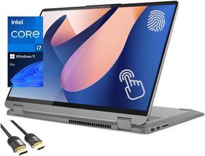 Lenovo IdeaPad Flex 5 2-in-1 Laptop, 16" WUXGA Multi-Touch Display, 13th Gen Intel Core i7-1355U, 16GB RAM, 512GB PCIe SSD, Backlit KB, FP Reader, WiFi 6, Keypad, Webcam, Mytrix HDMI Cable, Win 11 Pro