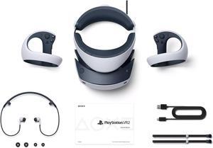 PlayStation VR2 bundle with No Man's Sky Game Disc, Microfiber Cleaning Cloth - PlayStation 5 PSVR2 - White