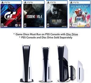 Additional PSVR2 Game Disc Pack: Must-Play VR2 Games: Gran Turismo 7, Resident Evil 4, Resident Evil 8, No Man's Sky - GAMES ONLY, NO VR2 or PS5 Console