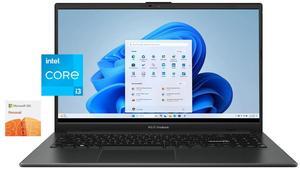 ASUS Vivobook Go 15.6 FHD Laptop, 8-Core Intel i3 Processor, 8GB RAM, 128GB storage, WiFi & BT, NanoEdge Display, Fast Charge, Keypad, Webcam, USB-C, HDMI, Microsoft 365 Office Lifetime, Win 11