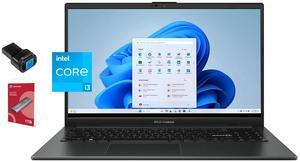 ASUS Vivobook Go 15.6 FHD Laptop, 8-Core Intel i3 Processor, 8GB RAM, 128GB + 1TB Portable SSD, WiFi, NanoEdge Display, Fast Charge, Keypad, Webcam, USB-C, HDMI, USB Fingerprint Reader, Win 11