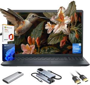 Dell Inspiron 3535 15.6 FHD Touchscreen Laptop, Intel Core i5-1334U, 8GB RAM, 512GB SSD, 3-in-1 External Storage Bundle, Lifetime Office, WiFi 6, Keypad, HDMI, Windows 11 Pro