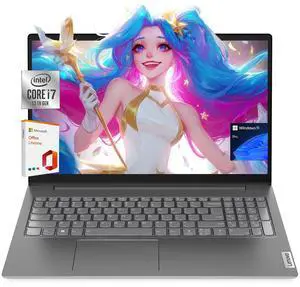 Lenovo V15 Gen4i Laptop Computer, 15.6" FHD Laptop PC for Student & Business,Intel Core i7-13620H, 16GB RAM, 2TB SSD, Webcam, Wi-Fi 6,w/Accessory, with Lifetime Office Win 11 Pro