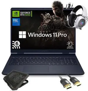 Dell Alienware 16 Aurora AC16250 Gaming Laptop, Intel Core 7 240H, NVIDIA GeForce RTX 5050, 16" WQXGA 120Hz IPS, 16GB RAM, 1TB SSD, WiFi 6, w/ Mytrix Cooling Pad HDMI Cable, Windows 11 Pro Dell Alienware 16 Aurora AC16250 Gaming Laptop, Intel Core 7 240H, NVIDIA GeForce RTX 5050, 16" WQXGA 120Hz IPS, 16GB RAM, 1TB SSD, WiFi 6, w/ Mytrix Cooling Pad HDMI Cable, Windows 11 Pro